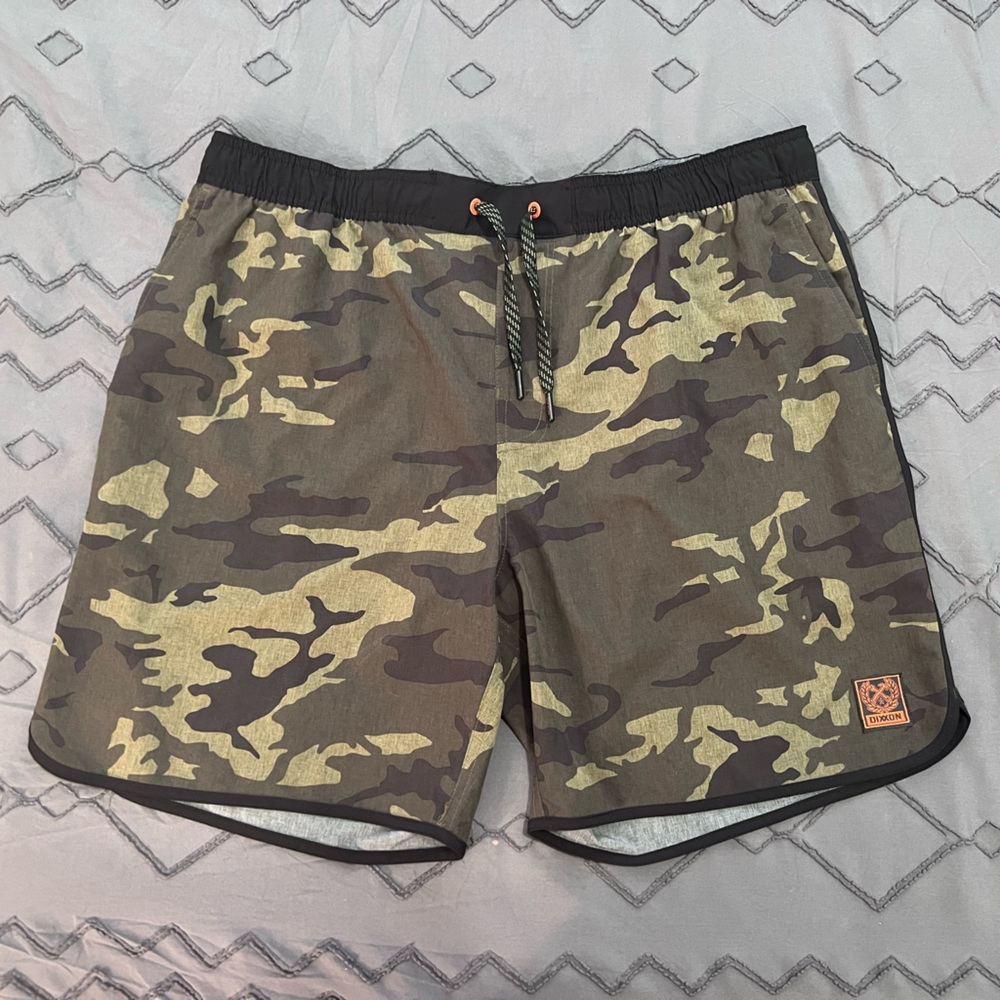 Dixxon Camo Camouflage Board Shorts Swim Trunks